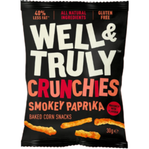 Well & Truly Crunchies Smokey Paprika British 10x30g