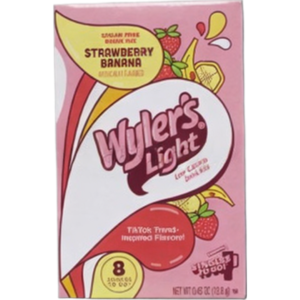 Wyler's Light Single To Go Strawberry Banana Eight Pack 12