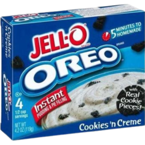 Kraft Jell-O Instant Pudding Oreo Cookies & Cream 24x4.2oz