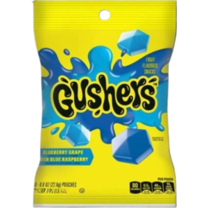 Gushers All Blue Peg Bag 8x4.25oz