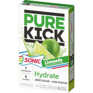 Pure Kick Single to Go Sonic Limeade Six Pack 12