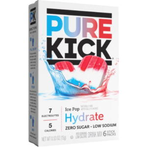 Pure Kick Single to Go Ice Pop Six pack 12