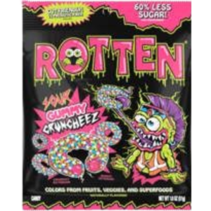 Rotten Sour Gummy Cruncheez 8x1.8oz