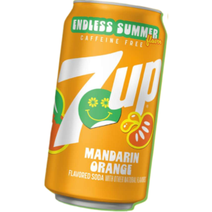 7UP Mandarin Orange 12x355ml (Best Before January 05 2027)