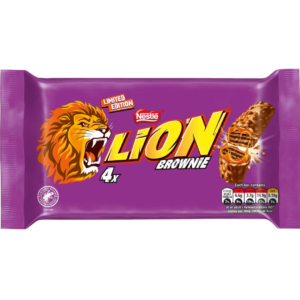 Nestle Lion Limited Edition Brownie Four Pack British 10x120g
