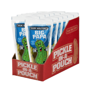 Van Holten's Big Papa Dill Jumbo Pickle In A Pouch 12
