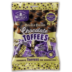 Walkers Toffee Double Dipped Chocolate British Peg Bag 12x150g