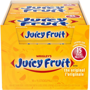 Wrigley's Juicy Fruit Gum Slim Pack 10