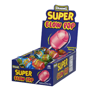 Charms Super Blow Pops Assorted 48