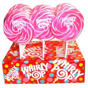 Adam & Brooks Whirly Pop Hot Pink & White 24x1.5oz