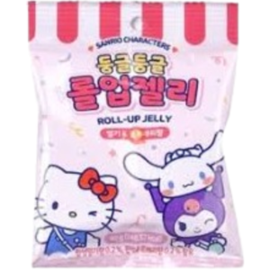 Sanrio Round Roll -Up Jelly Strawberry & Blueberry 24x40g