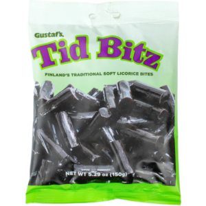 Gustaf's Tid Bitz Licorice Peg Bag 12x5.29oz