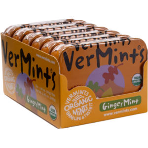 VerMints Organic Mints Ginger 6x40g
