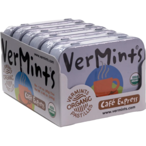 VerMints Organic Mints Cafe Express Pastilles 6x40g