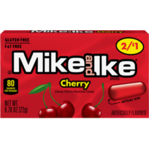 Just Born Mike and Ike Cherry Price Marked 24x0.78oz