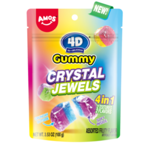 Amos 4D Gummy Crystal Jewels 12x3.53oz
