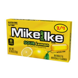 Just Born Mike and Ike Sour Lemon Price Marked 24x0.78oz