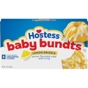 Hostess Baby Bundt Cake Lemon Drizzle 8x10oz