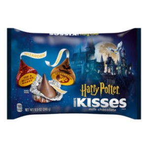 Hershey's Halloween Milk Chocolate Kisses With Harry Potter Foils Laydown Bag, 16x8.5oz