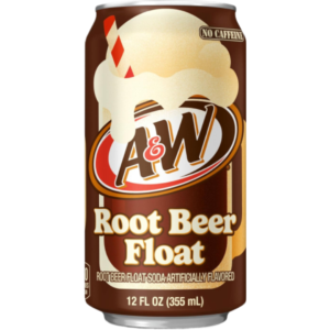 A&W Root Beer Float Soda 12x355ml (Best Before March 12 2027)