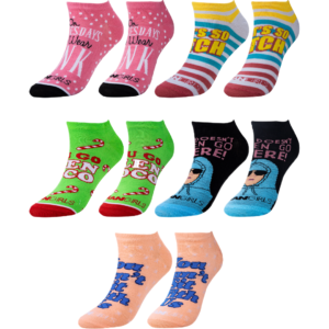 Mean Girl Quotes Ankle Socks Five Pack 6