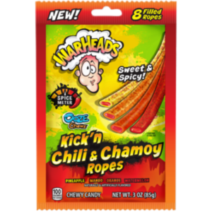 Warhead Kick'n Chili & Chamoy Ropes Peg Bag 12x3oz