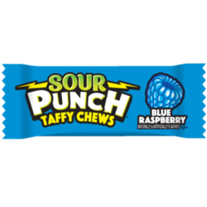 Sour Punch Chews Blue Raspberry Bulk 3lb