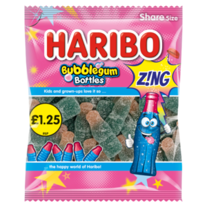 Haribo Bubblegum Bottles Price Marked Share Size British 12x176g
