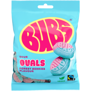 Bubs Forest Berries Ovals Swedish Peg Bag 12x90g