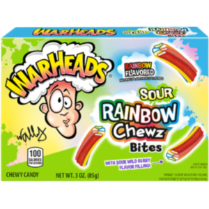 Warheads Rainbow Chewz Bites Theater Box 12x3oz