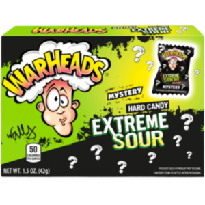 Warheads Mystery Hard Candy Theater Box 12x4oz