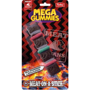 Mega Gummies - Meat On A Stick 9x120g