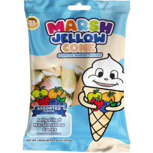 Josh Bosh Marsh Jellow Cone Assorted 24x3.52oz