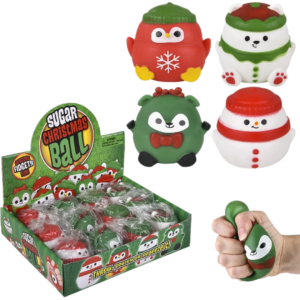 RIN Christmas Squeezy Sugar Ball 12ct 2.4" 12