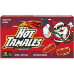 Just Born Hot Tamales Fierce Cinnamon Holiday TB 12x4.25oz