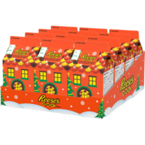 Hershey Reese's Pieces Peanut Butter Candy In A Crunchy Shell Carton 12x3oz