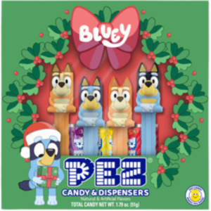 PEZ Christmas Bluey Four Pieces Gift Box 1.74oz