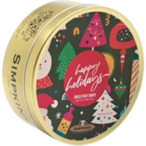 Simpkins Mixed Fruit Drops Happy Holidays British 6x200g