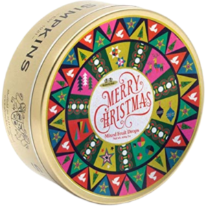 Simpkins Mixed Fruit Drops Xmas Pattern British 6x200g
