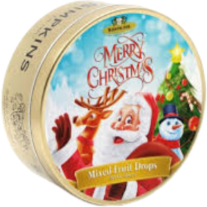 Simpkins Mixed Fruit Drops Santa & Friends British 6x200g